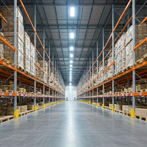 Modern logistics warehouse